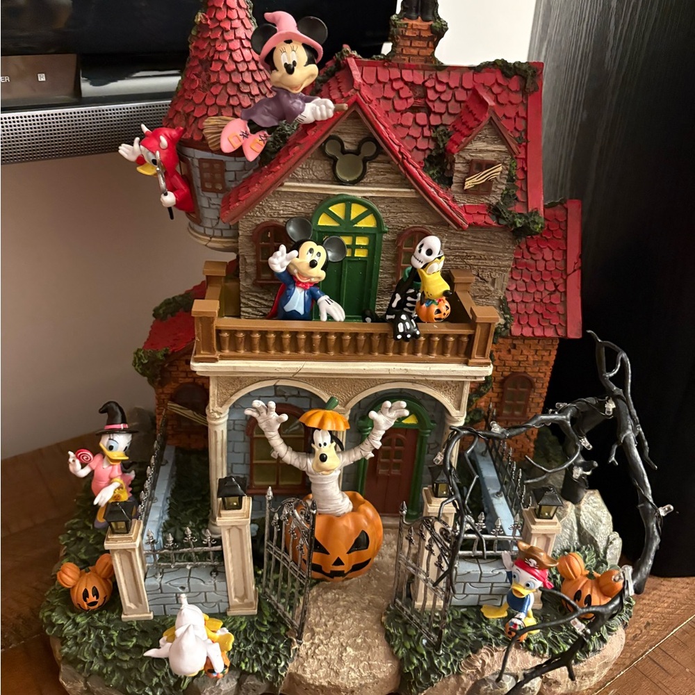 Disney Halloween Haunted House Figurine